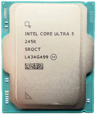 پردازنده اینتل Core Ultra 5 245K با فرکانس 4.2 گیگاهرتز، سوکت LGA 1851، گرافیک اینتل، 14 هسته و 14 رشته، 26 مگابایت حافظه کش، حداکثر فرکانس توربو 5.2 گیگاهرتز، DDR5 دو کاناله، حداکثر حافظه 192 گیگابایت، سینی | AT807680640F
