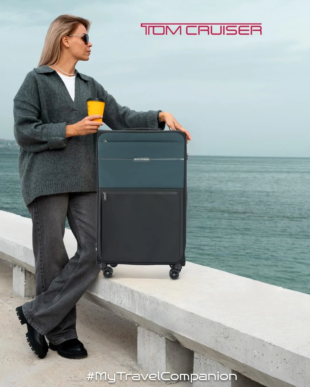 چمدان چرخدار نرم 24 اینچی سبز رنگ – کیف مسافرتی چرمی PU با کیفیت 600D با چرخ های اسپینر بی صدا، سبک و بادوام