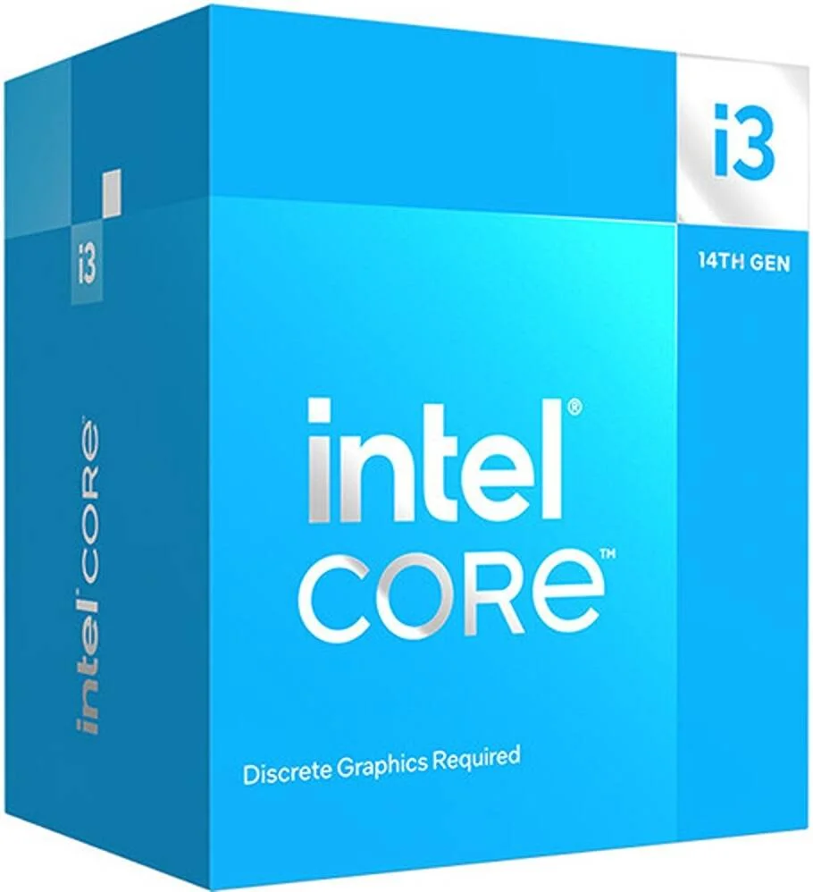 پردازنده دسکتاپ Intel Core i3-14100F با 3.5 گیگاهرتز، 4 هسته و سوکت LGA 1700، دارای 4 هسته و 8 رشته، حداکثر فرکانس توربو 4.7 گیگاهرتز، حافظه کش 12 مگابایت، حافظه دو کاناله DDR5-4800 / حداکثر 192 گیگابایت | BX8071514100FSRMX2