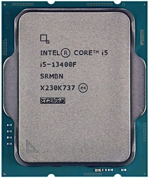 پردازنده دسکتاپ اینتل Core i5 13400F Raptor Lake، نسل سیزدهم LGA 1700، 10 هسته، 16 رشته، 44 مگابایت حافظه کش، تا 4.6 گیگاهرتز، حداکثر حافظه 128 گیگابایت، حافظه DDR5 5600 | 13400FTRAY