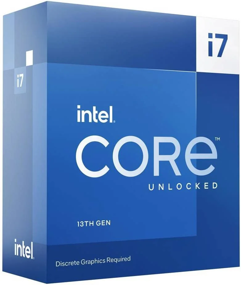 پردازنده اینتل Core i7-13700KF با فرکانس 3.4 گیگاهرتز، نسل سیزدهم LGA1700، دارای 16 هسته، 24 رشته، 30 مگابایت حافظه کش، حداکثر حافظه 128 گیگابایت، حداکثر فرکانس توربو 5.4 گیگاهرتز، دو کاناله DDR5-5600، سرعت کلاک هسته P برابر با 3.4 گیگاهرتز | BX8071513700KF