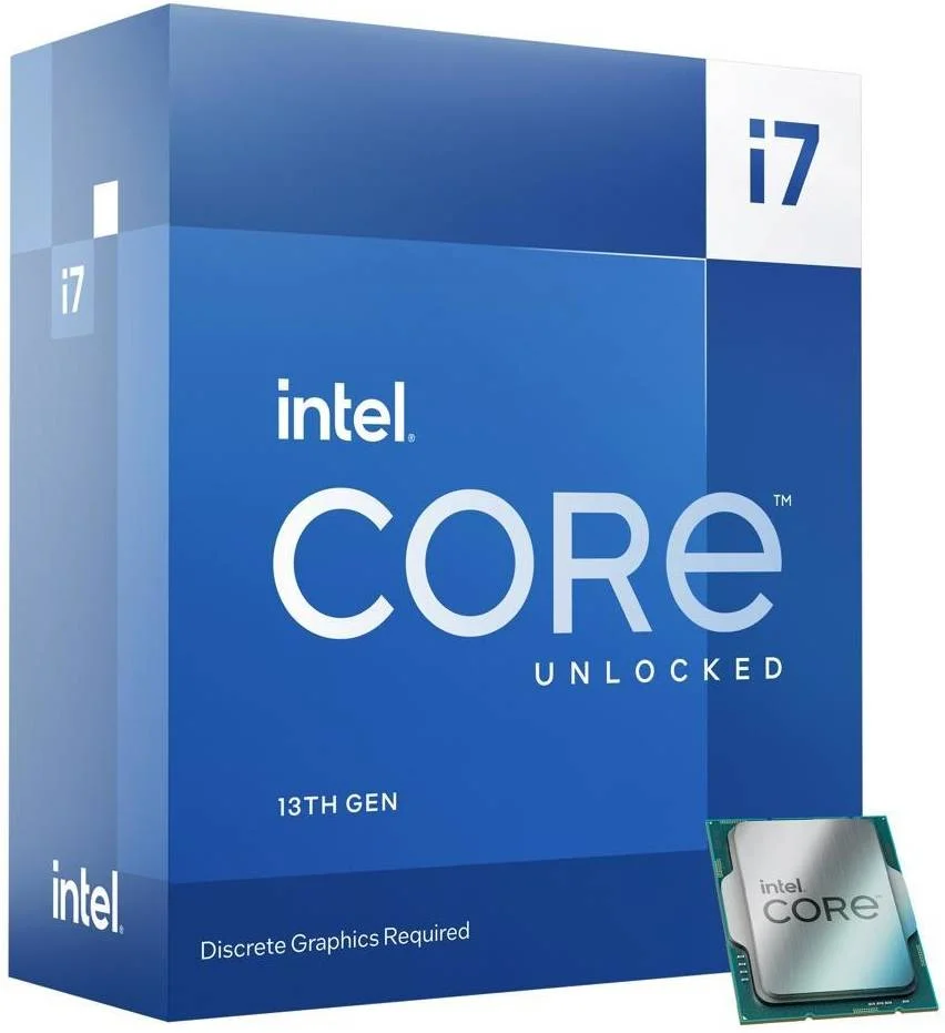 پردازنده اینتل Core i7-13700KF با فرکانس 3.4 گیگاهرتز، نسل سیزدهم LGA1700، دارای 16 هسته، 24 رشته، 30 مگابایت حافظه کش، حداکثر حافظه 128 گیگابایت، حداکثر فرکانس توربو 5.4 گیگاهرتز، دو کاناله DDR5-5600، سرعت کلاک هسته P برابر با 3.4 گیگاهرتز | BX8071513700KF