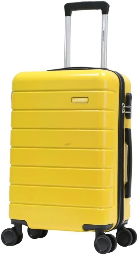 چمدان کابین سایز استارگلد مدل SG-T73DB، بدنه سخت ABS+PC با سیستم قفل TSA