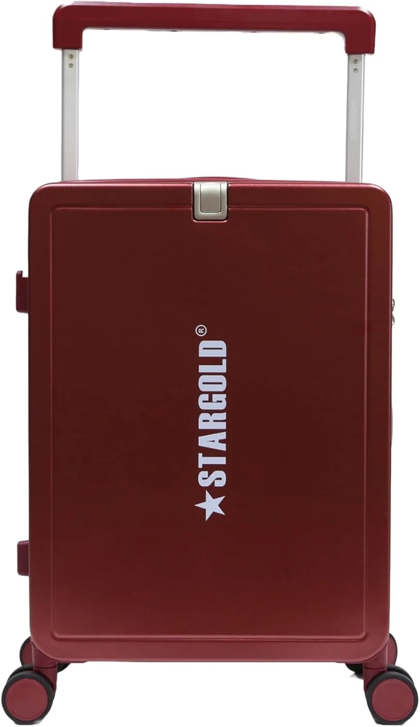 چمدان کابین سایز استارگلد مدل SG-T71D، بدنه سخت ABS+PC با سیستم قفل TSA