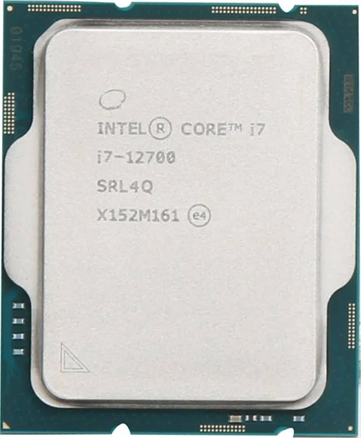 پردازنده اینتل Core i7-12700 Alder Lake با 12 هسته، 2.1 گیگاهرتز، 25 مگابایت حافظه کش، سوکت LGA1700، 20 رشته پردازشی، توان پایه 65 وات، پشتیبانی از سرعت حافظه DDR5/DDR4، نسخه Tray | i7-12700 Tray