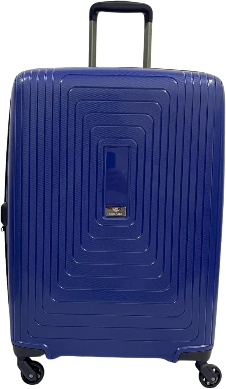 چمدان نشکن Sonada با زیپ دوبل و قفل مورد تایید TSA (چمدان سایز بزرگ 28 اینچ، خاکستری آبی)