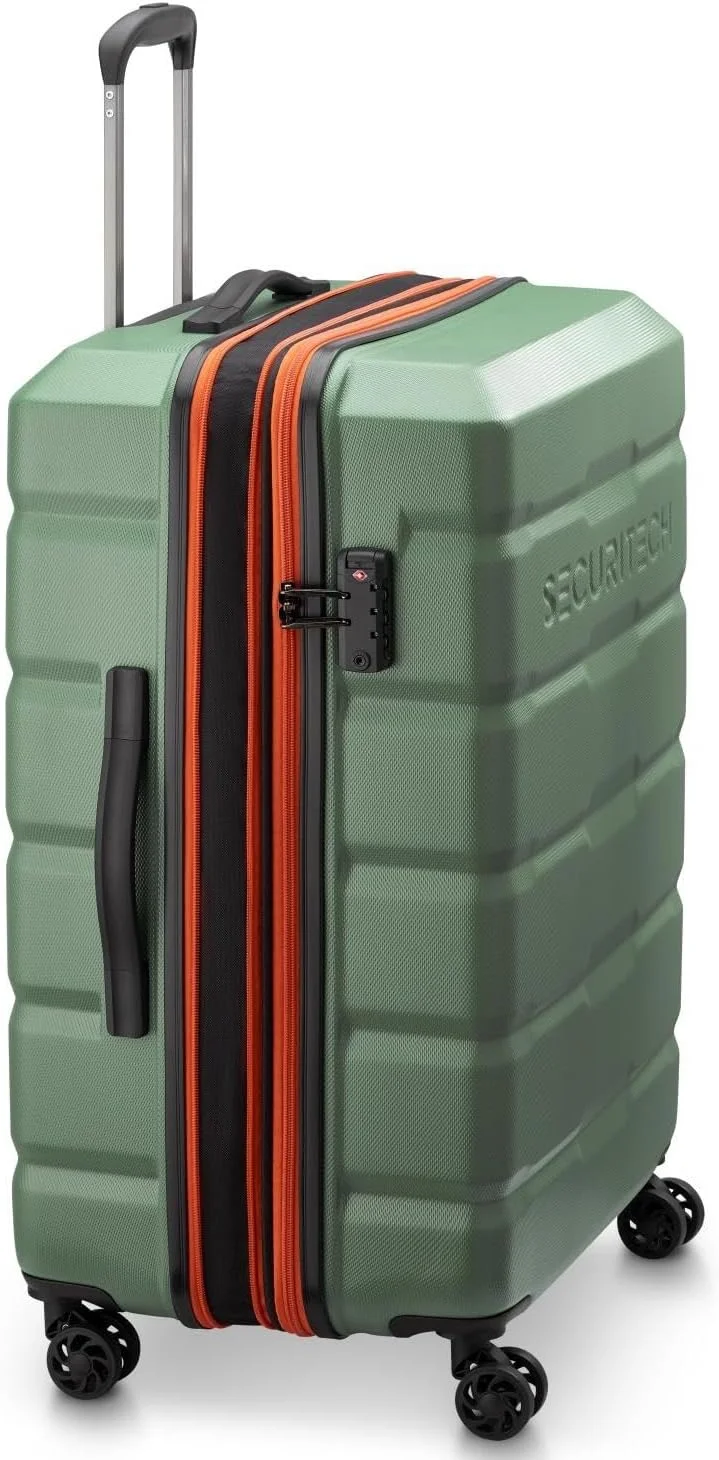 چمدان چرخ‌دار دوتایی گسترش‌پذیر 70 سانتی‌متری Citadel از Securitech بای دلسی - سبز