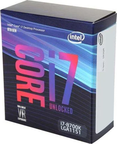 پردازنده دسکتاپ اینتل Core i7-8700K Coffee Lake نسل هشتم 6 هسته ای 3.7 گیگاهرتز LGA1151 Intel UHD Graphics 630 | BX80684I78700K