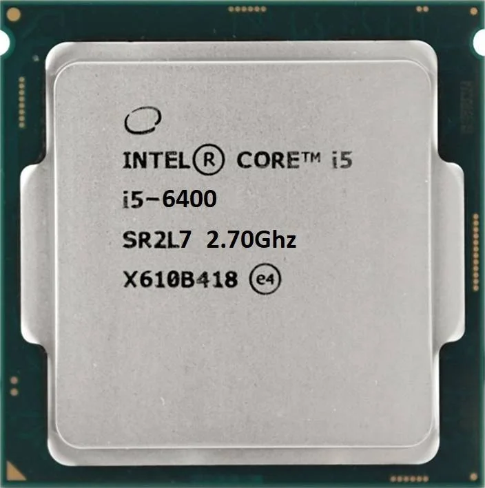 پردازنده دسکتاپ اینتل Core i5-6400، سوکت FC-LGA14C 2.70 گیگاهرتز، 6 مگابایت کش پردازنده، 4 هسته LGA 1151 (6 مگابایت کش، تا 3.30 گیگاهرتز)، Tray | i5-6400 Tray