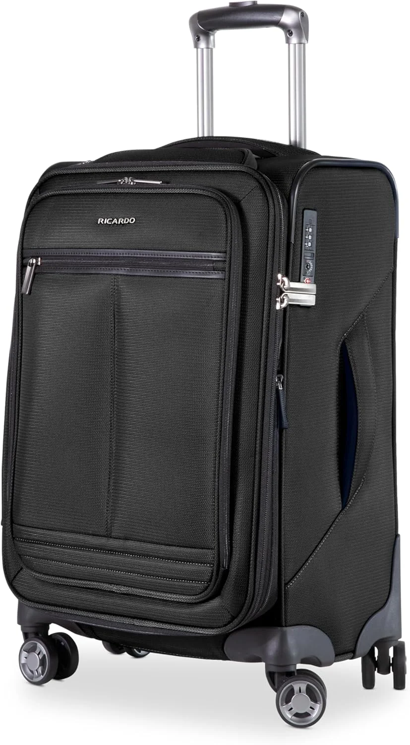 چمدان چرخشی 24 اینچی ریکاردو بورلی هیلز مدل سولانا - مشکی