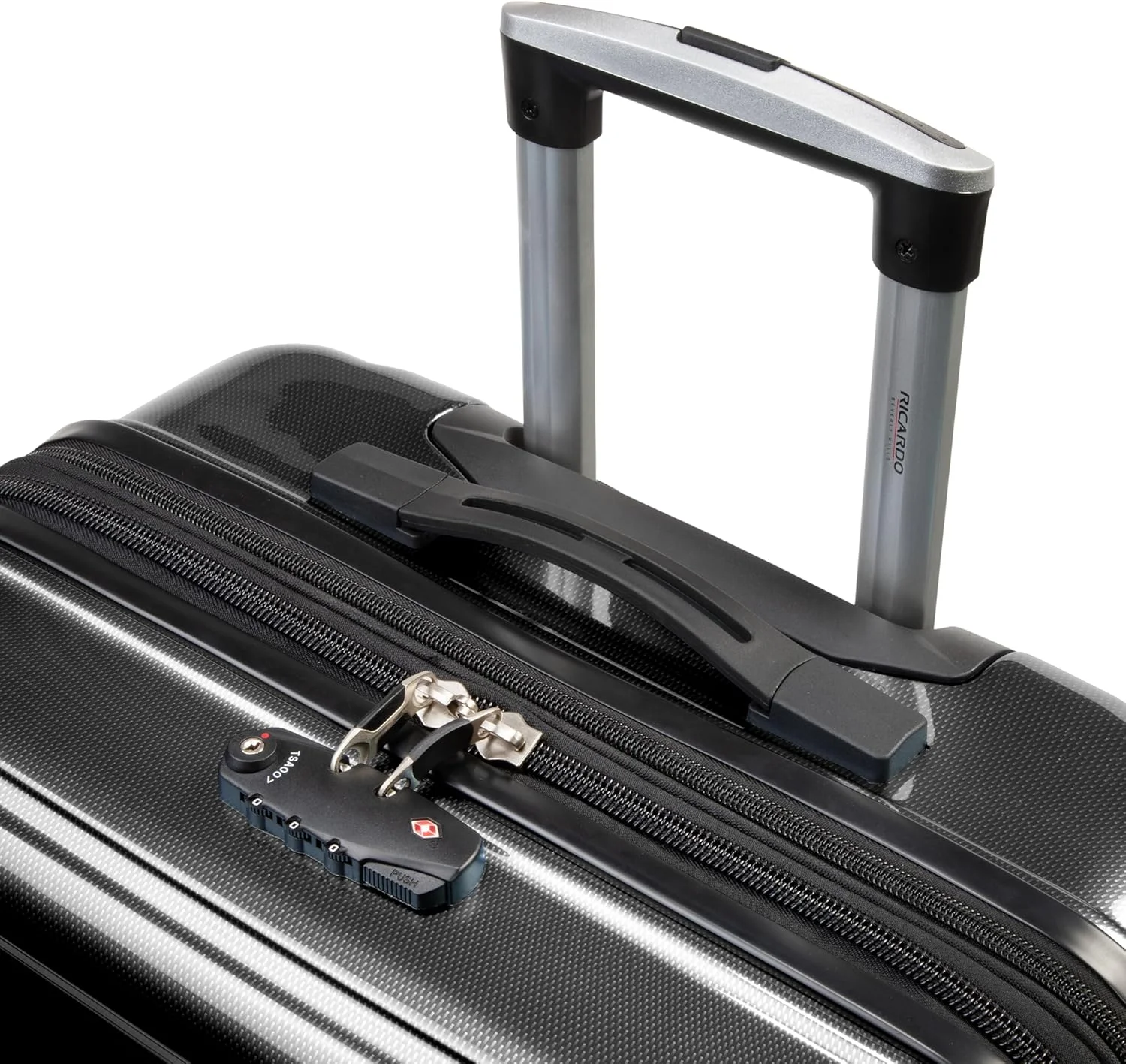 چمدان چرخشی 26 اینچی ریکاردو بورلی هیلز مدل پیمونت - مشکی