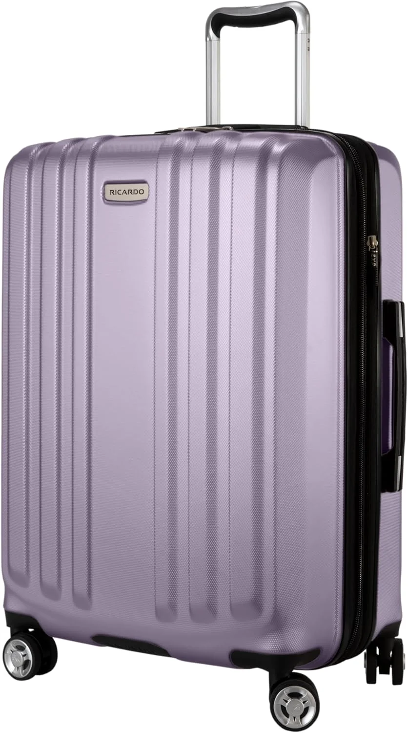 چمدان چرخشی اوک پارک ریکاردو بورلی هیلز سایز 24 اینچ نقره ای یاسی