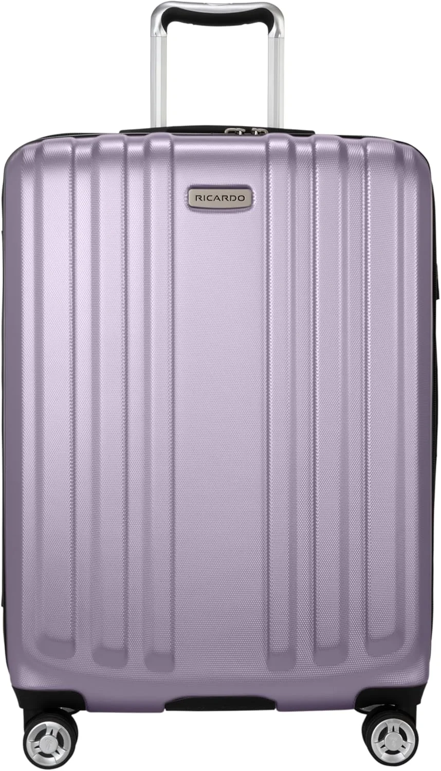 چمدان چرخشی اوک پارک ریکاردو بورلی هیلز سایز 24 اینچ نقره ای یاسی