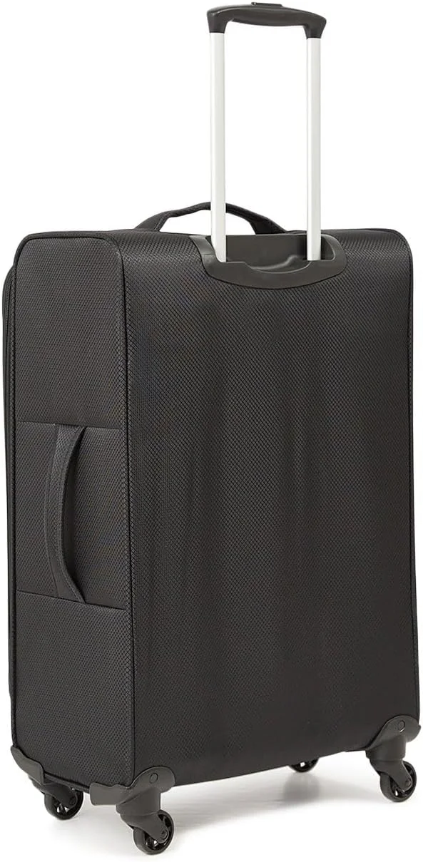 چمدان چرخدار سایز متوسط ریجنسی، مدل سافت ساید، سایز 24 اینچ، مشکی