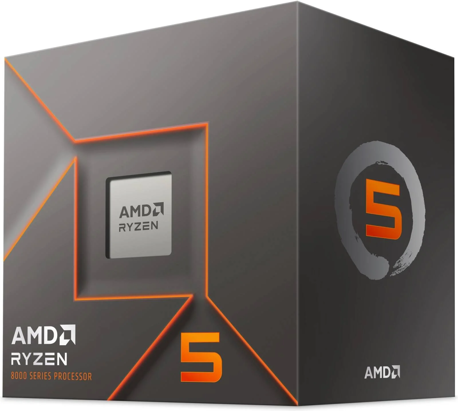 پردازنده دسکتاپ AMD Ryzen 5 8400F AM5، دارای 6 هسته و 12 رشته، حداکثر فرکانس بوست 4.7 گیگاهرتز، 6 مگابایت حافظه کش L2 و 16 مگابایت حافظه کش L3، حافظه DDR5-5200، معماری Zen 4، شامل خنک کننده Wraith Stealth | 100-100001591BOX