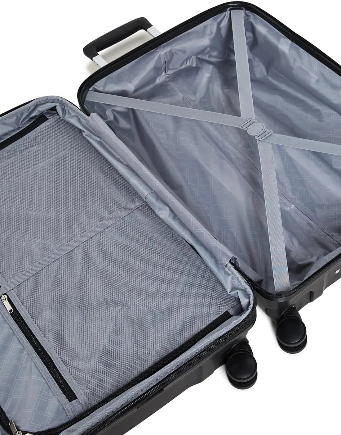 چمدان ترولی سایز متوسط رجنسی آیرو، مناسب برای تحویل بار، سایز 24 اینچ، مشکی