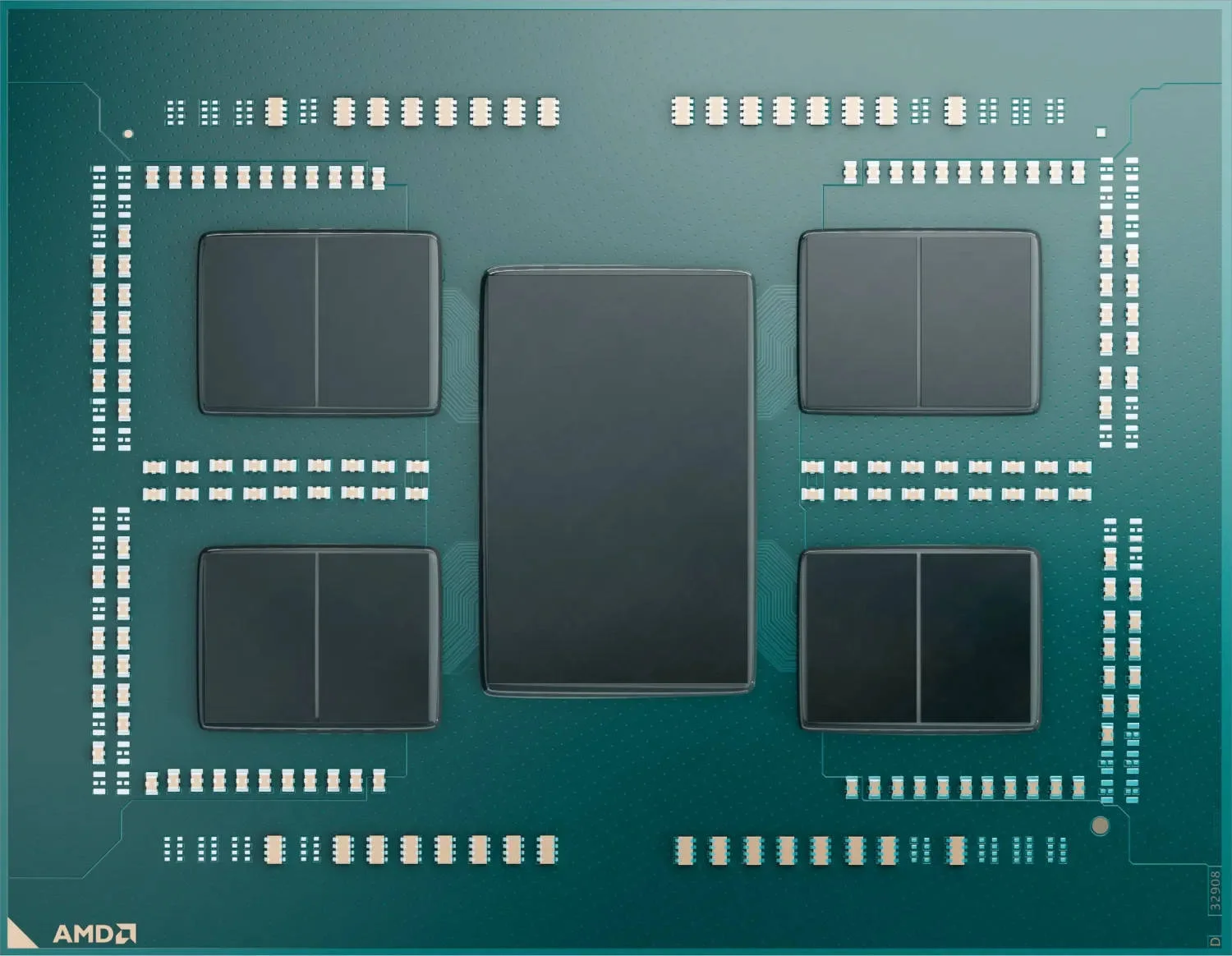 پردازنده AMD Ryzen Threadripper 7980X 3.2GHz sTR5، دارای 64 هسته و 128 رشته، فرکانس توربو حداکثر 5.1 گیگاهرتز، حافظه کش L3 256 مگابایت، حداکثر حافظه 1 ترابایت 4 کاناله DDR5-5200 ECC، معماری AMD Zen 4 Arc | 100-100001350WOF