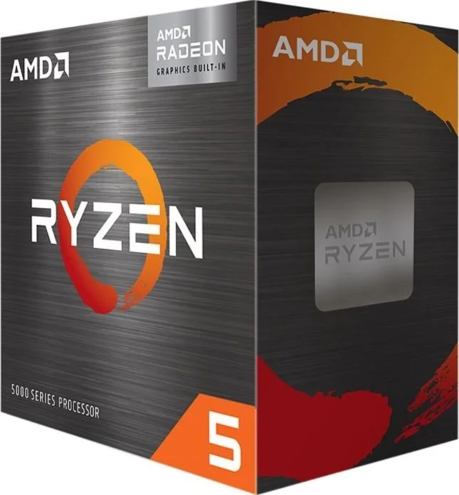 پردازنده دسکتاپ 6 هسته ای AMD Ryzen 5 5600G Cezanne، سوکت 3.9 گیگاهرتز، AM4، 65 وات، گرافیک AMD Radeon | 100-100000252BOX