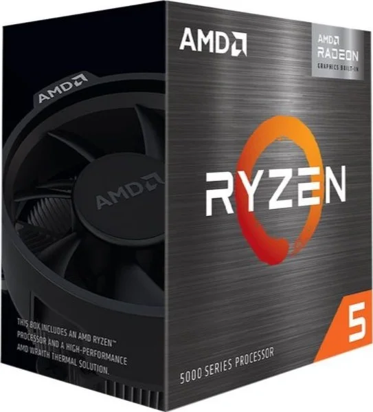 پردازنده دسکتاپ 6 هسته ای AMD Ryzen 5 5600G Cezanne، سوکت 3.9 گیگاهرتز، AM4، 65 وات، گرافیک AMD Radeon | 100-100000252BOX