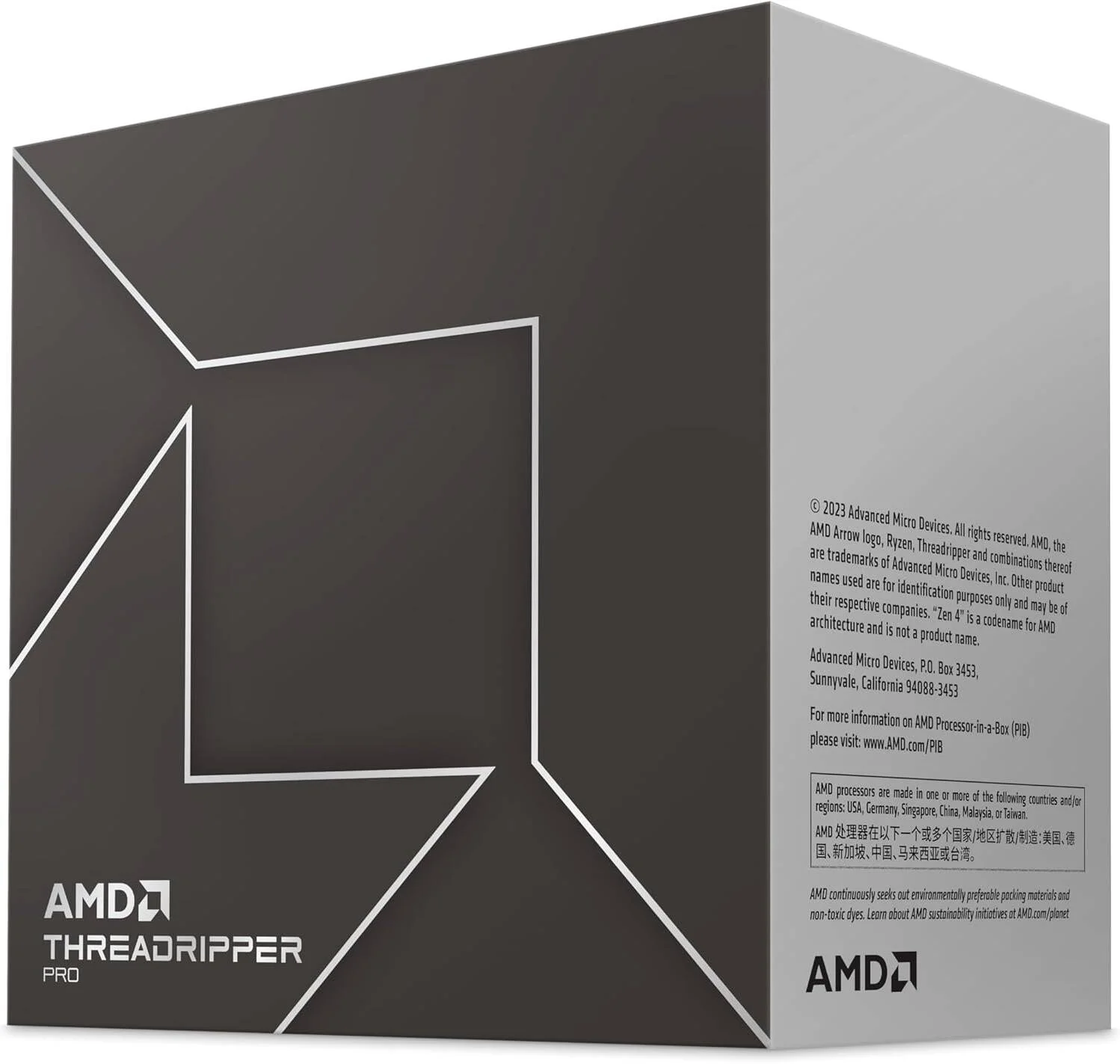 پردازنده ورک استیشن AMD Ryzen Threadripper PRO 7955WX، شانزده هسته، سی و دو رشته، بوست 5.3 گیگاهرتز، توان حرارتی 350 وات، PCIe 5.0، پشتیبانی از حافظه DDR5 ECC، سوکت sTR5، معماری Zen 4 | 100000886WOF