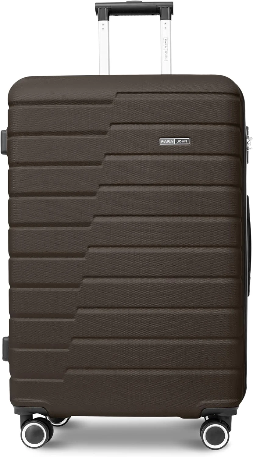 چمدان مسافرتی سخت پوسته سری POPGLIDE، یک تکه، بادوام، سبک وزن، سایز کابین 20 اینچ، ظرفیت حمل 10 کیلوگرم، جنس ABS، دارای 4 چرخ (خاکستری تیره)