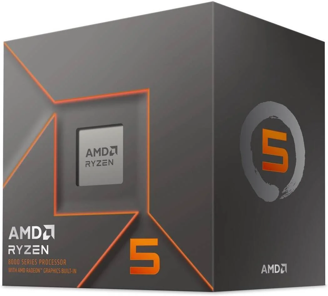پردازنده AMD Ryzen 5 8500G AM5، 6 هسته و 12 رشته، فرکانس افزایشی تا 5 گیگاهرتز، 6 مگابایت حافظه کش L2 و 16 مگابایت حافظه کش L3، حافظه DDR5، گرافیک AMD Radeon 740M، خنک کننده Wraith Stealth | 100000931BOX