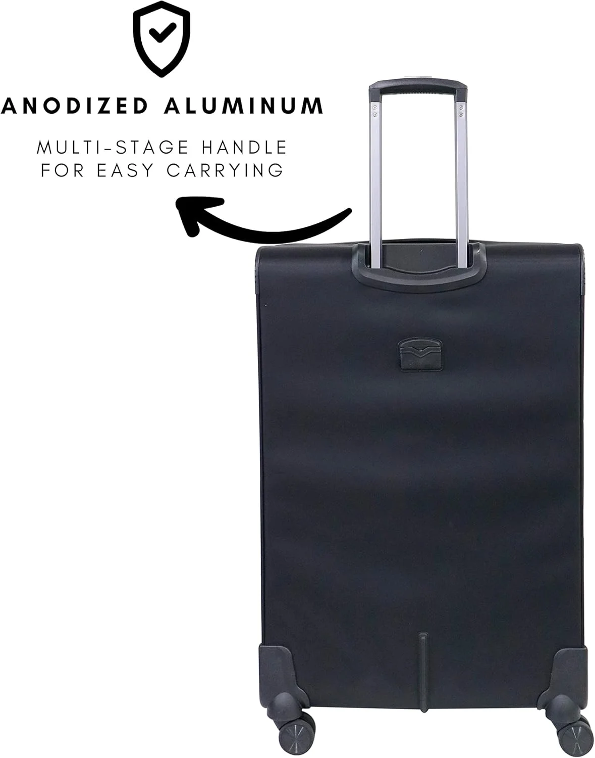 چمدان پیر کاردین، جنس نرم و با کیفیت عالی مناسب سفر و کار، دارای قفل TSA و زیپ دوبل ضد سرقت، مجموعه Uster (ست 3 عددی، مشکی)