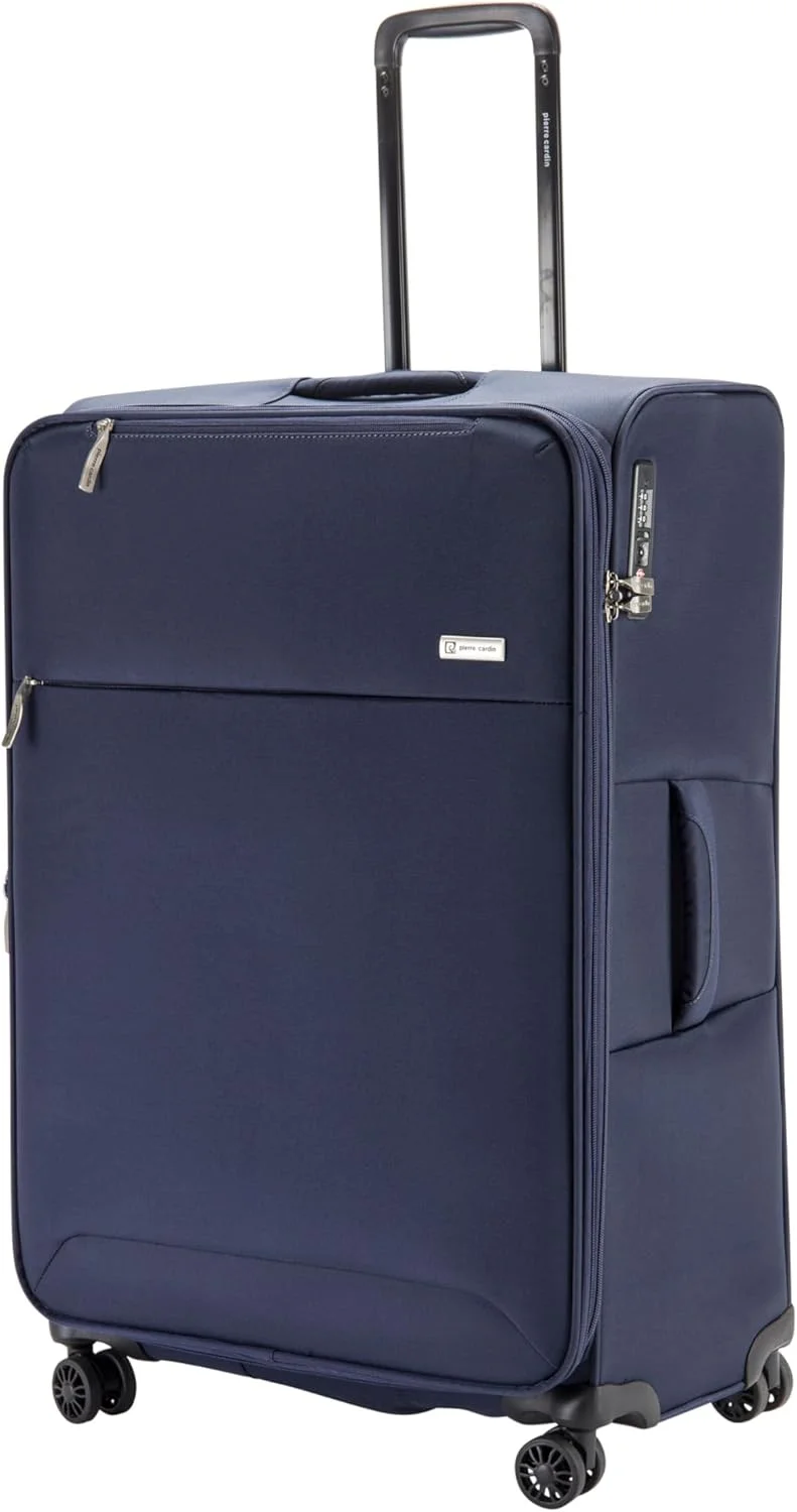 ست چمدان 3 تکه پیر کاردین، جنس سبک و بادوام، قفل TSA، چمدان مسافرتی UNISEX (سرمه ای)