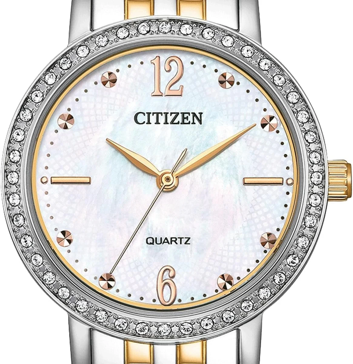 ساعت مچی زنانه سیتیزن مدل EL3106-59D دو رنگ ساعت مچی زنانه سیتیزن مدل EL3106-59D دو رنگ