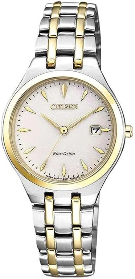 ساعت مچی عقربه ای زنانه سیتیزن مدل EW2484-82B با بند استیل ضد زنگ
