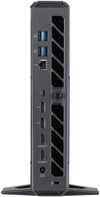 کامپیوتر گیمینگ کوچک ایسوس ROG NUC (2025) RNUC15JNK9X28AA2، پردازنده Intel Core Ultra 9 275HX، رم 32 گیگابایتی (2x16)، اس اس دی 2 ترابایتی، کارت گرافیک GeForce RTX 5080 لپ تاپ، ویندوز 11، UK، مشکی | 90AS00I1-M000B0