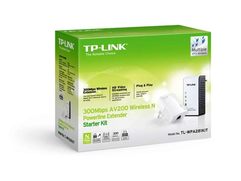 کیت توسعه دهنده بی سیم پاورلاین تی پی لینک مدل TL-WPA281KIT با سرعت 300 مگابیت در ثانیه