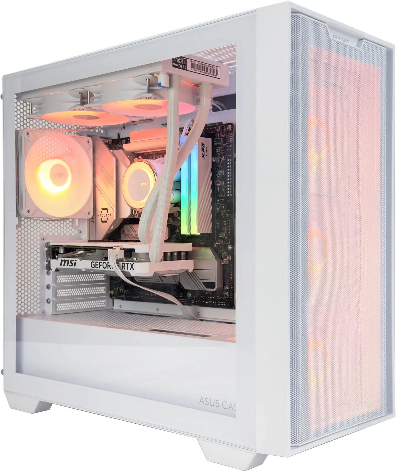 کامپیوتر گیمینگ آرورا - پردازنده Intel Core Ultra 7 265K با 20 هسته و 20 رشته، کارت گرافیک NVIDIA RTX 5070 با 12 گیگابایت حافظه، 32 گیگابایت رم DDR5 با فرکانس 5600 مگاهرتز، 1 ترابایت SSD Gen 4، منبع تغذیه 850W Gold، خنک کننده مایع 240 میلی متری، Wi-Fi + BT