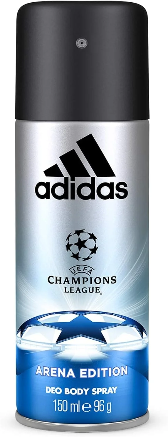 اسپری بدن مردانه آدیداس UEFA Champions League Arena Edition - 150 میلی لیتر