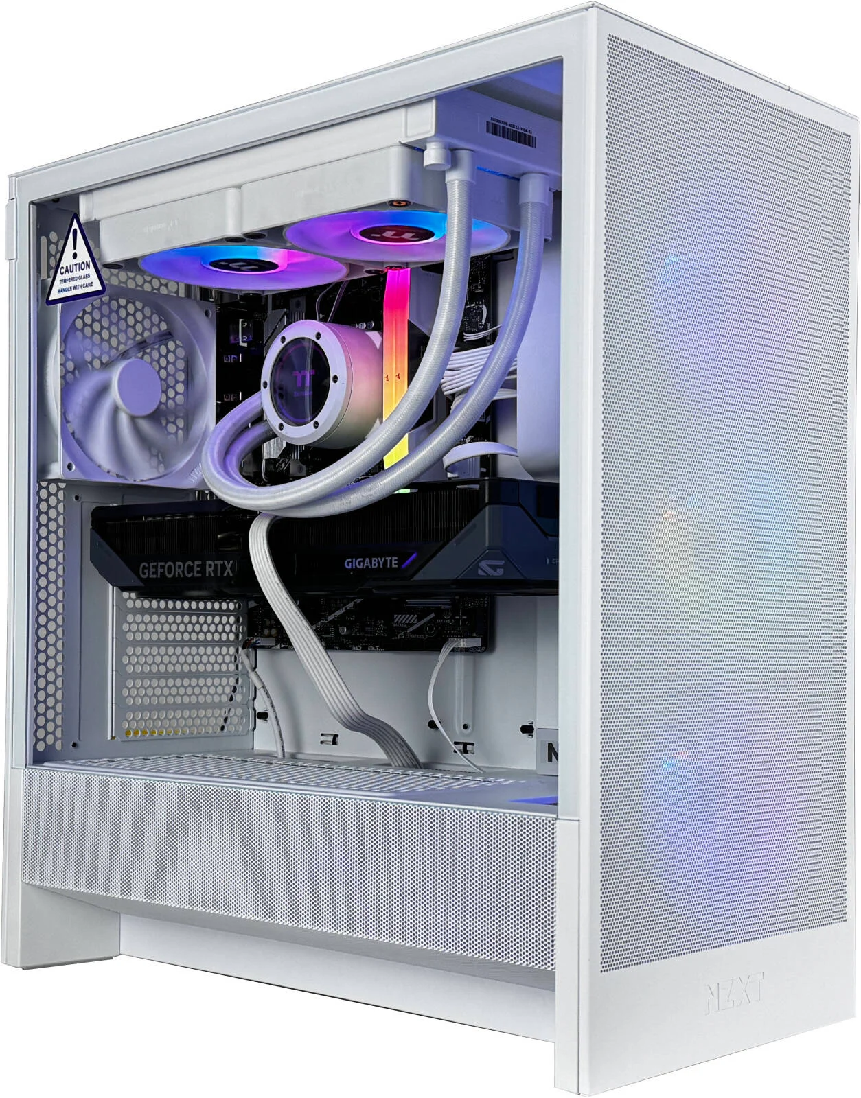 کامپیوتر گیمینگ بلیزارد - پردازنده Intel Core i7-14700KF با 20 هسته و 28 رشته، NVIDIA RTX 5070 با 12 گیگابایت حافظه، 32 گیگابایت رم DDR5 با فرکانس 6000 مگاهرتز، 1 ترابایت SSD Gen 4، منبع تغذیه 850W 80 Plus، خنک کننده مایع 240 میلی متری، Wi-Fi + BT