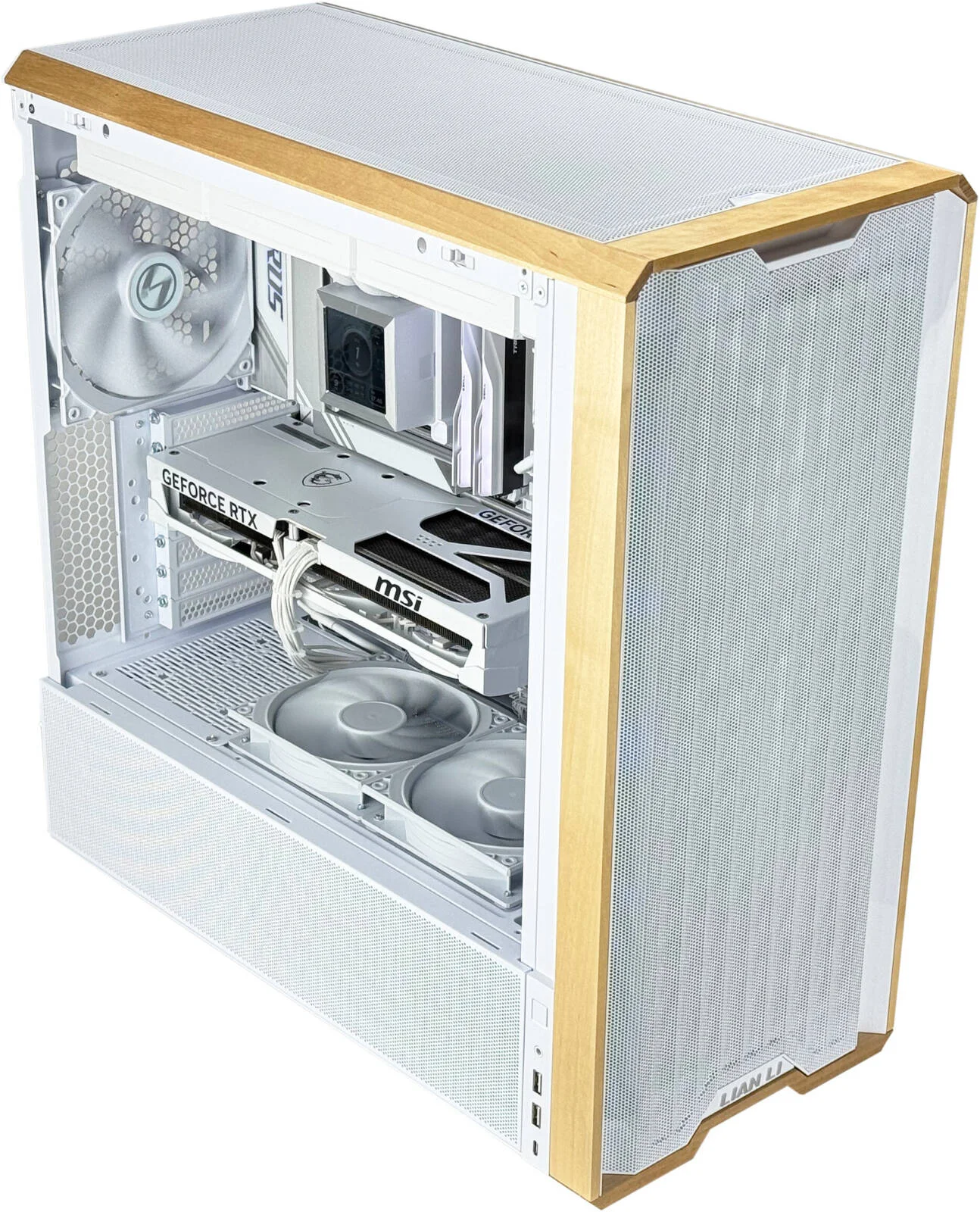 کامپیوتر گیمینگ ColdFusion - پردازنده AMD Ryzen 9 9900X با 12 هسته و 24 رشته، کارت گرافیک NVIDIA RTX 5090 با 32 گیگابایت حافظه، 64 گیگابایت رم DDR5 با فرکانس 6000 مگاهرتز، 1 ترابایت SSD Gen 5، منبع تغذیه 1000 وات Gold، خنک کننده مایع 360 میلی متری، Wi-Fi + BT