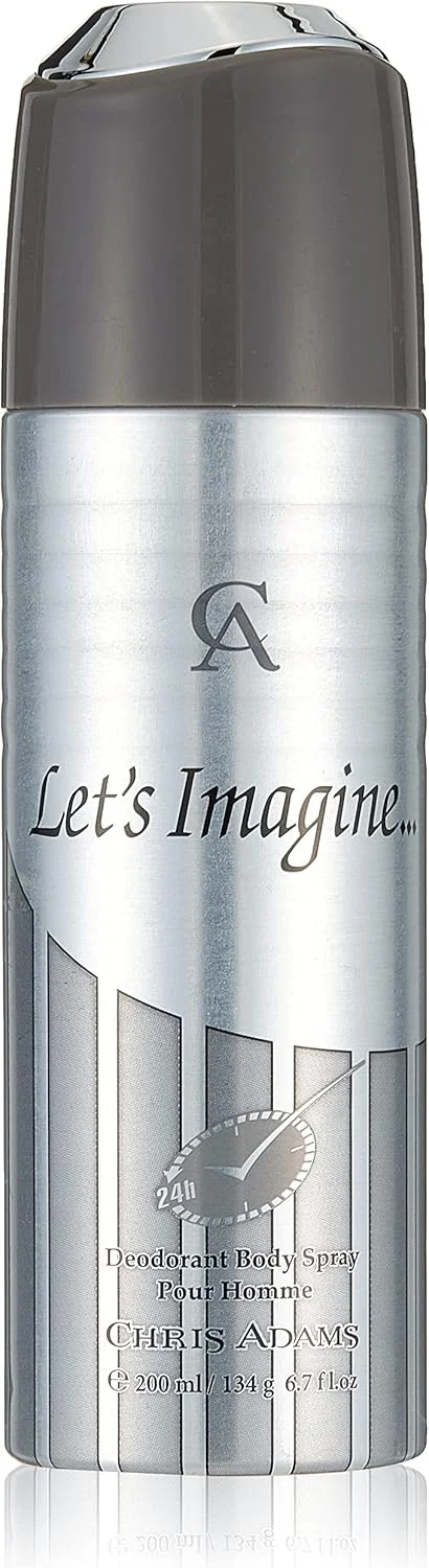 اسپری خوشبو کننده بدن مردانه کریس آدامز مدل Let's Imagine Pour Homme، 200 میلی لیتر