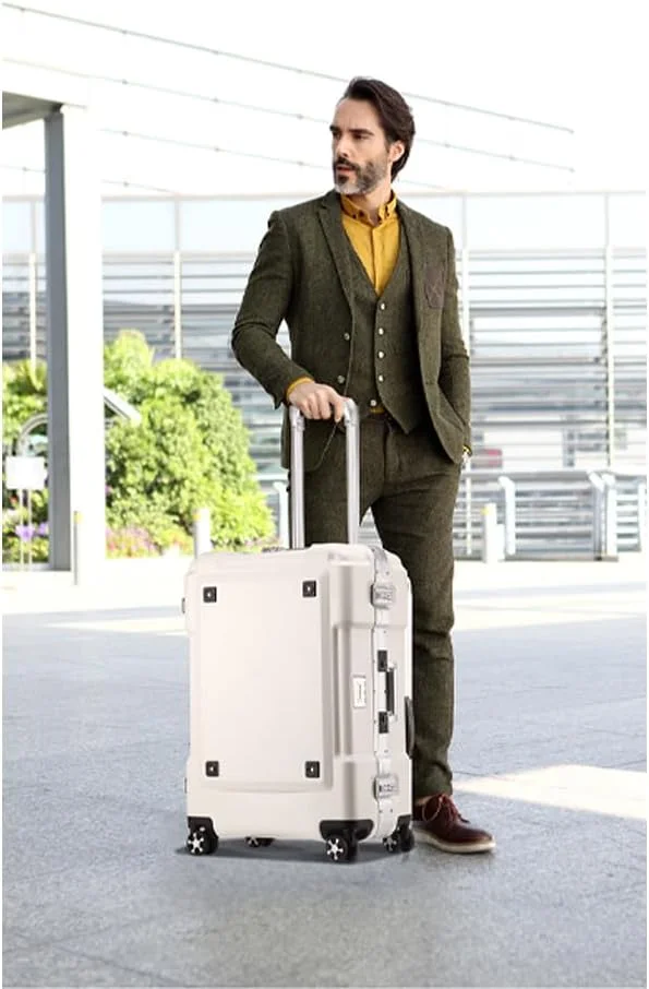 چمدان 20 اینچی NKX Premium با فریم آلومینیومی قابل گسترش و بدنه ABS و PC