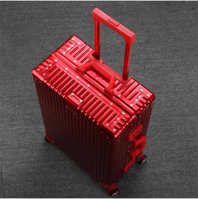 چمدان مسافرتی هاردکیس NKX آلیاژ آلومینیوم-منیزیم با 4 چرخ گردان 20 اینچی