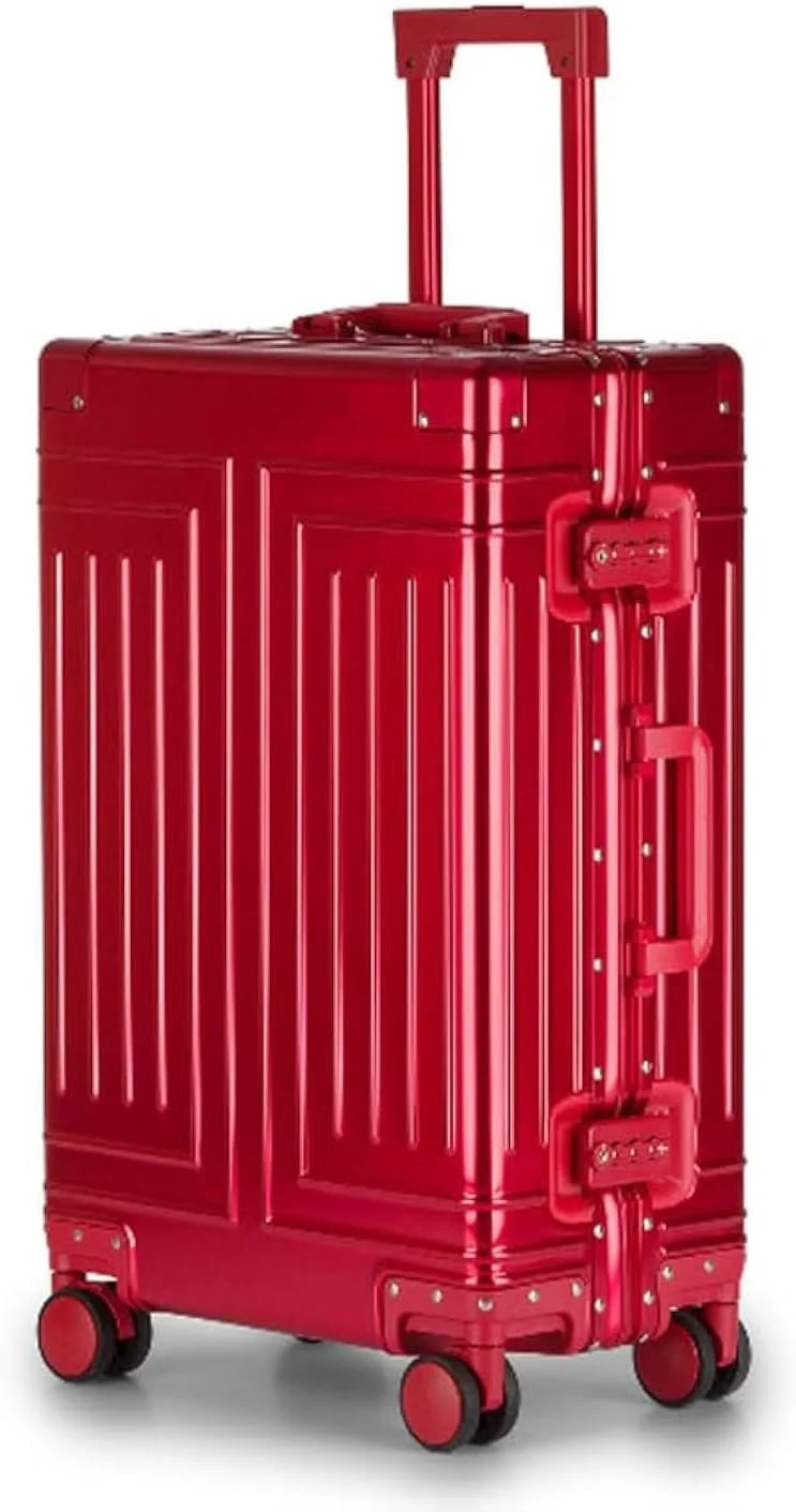 چمدان مسافرتی هاردکیس NKX آلیاژ آلومینیوم-منیزیم با 4 چرخ گردان