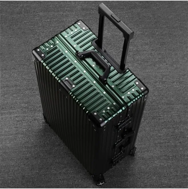 چمدان مسافرتی هاردکیس NKX آلیاژ آلومینیوم-منیزیم با 4 چرخ گردان 20 اینچی