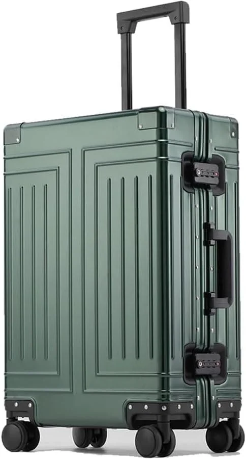 چمدان مسافرتی هاردکیس NKX آلیاژ آلومینیوم-منیزیم با 4 چرخ گردان 20 اینچی