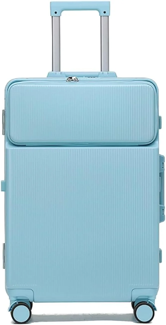 چمدان ممتاز با فریم آلومینیومی قابل گسترش ABS و PC با پورت شارژ USB سایز 28 اینچ