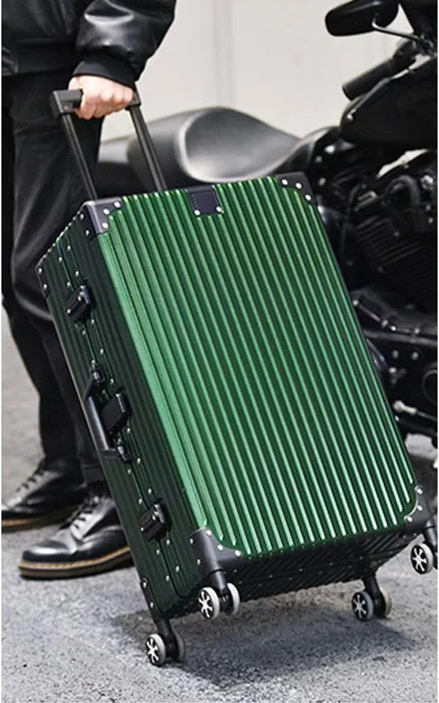 چمدان مسافرتی هاردکیس NKX آلیاژ آلومینیوم-منیزیم با 4 چرخ گردان 20 اینچی