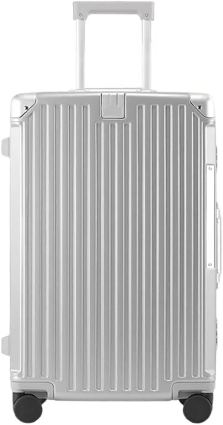چمدان ممتاز NKX با فریم آلومینیومی قابل گسترش ABS و PC با پورت شارژ USB و نوع C سایز 24 اینچ