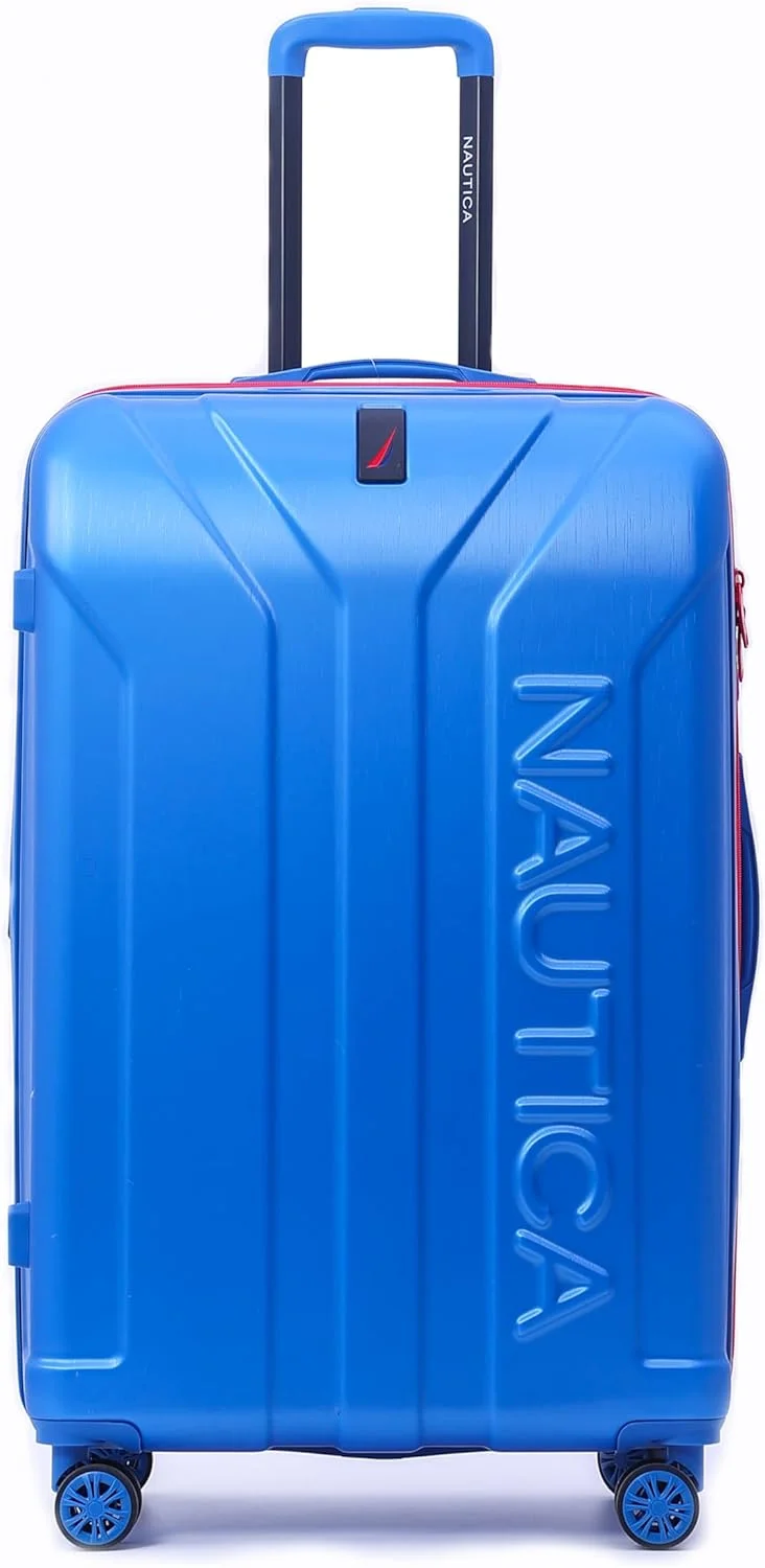 چمدان چرخ‌دار سخت ناتیکا، کیف مسافرتی سبک وزن، چمدان 4 چرخ گردان با قفل 3 رقمی TSA، محصول رسمی