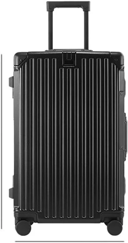 چمدان ممتاز 24 اینچی با فریم آلومینیومی قابل گسترش، بدنه ABS و PC، دارای پورت شارژ USB و Type C