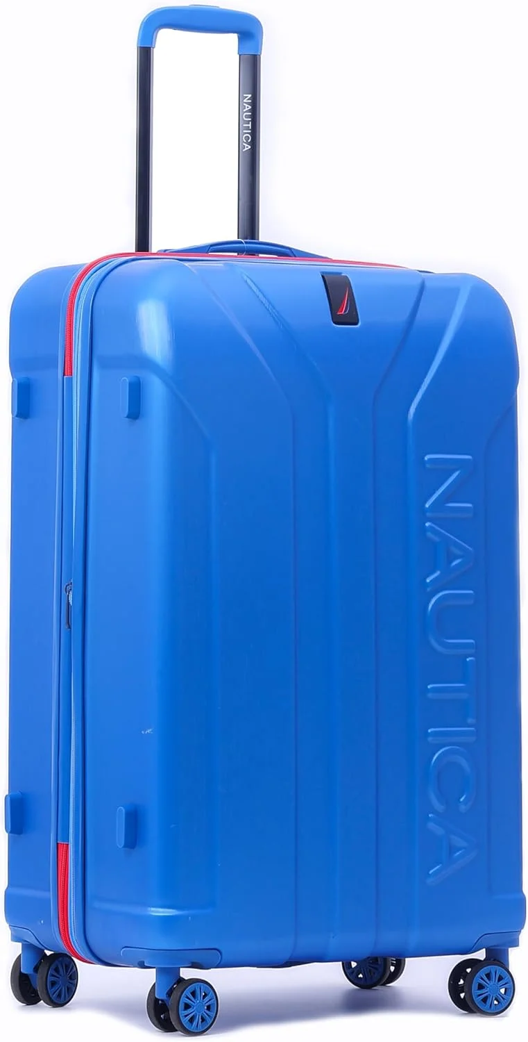 چمدان چرخ‌دار سخت ناتیکا، کیف مسافرتی سبک وزن، چمدان 4 چرخ گردان با قفل 3 رقمی TSA، محصول رسمی