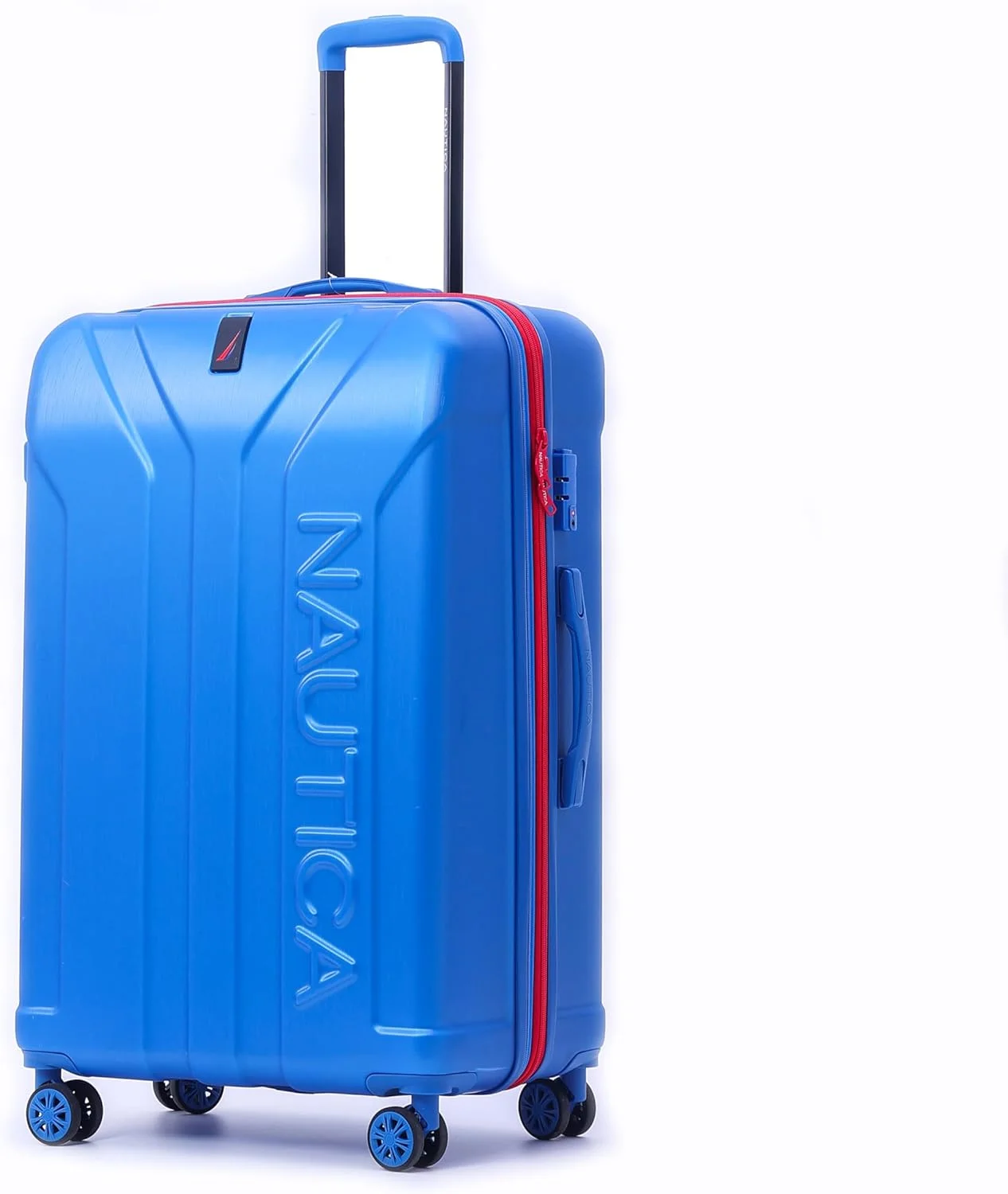چمدان چرخ‌دار سخت ناتیکا، کیف مسافرتی سبک وزن، چمدان 4 چرخ گردان با قفل 3 رقمی TSA، محصول رسمی