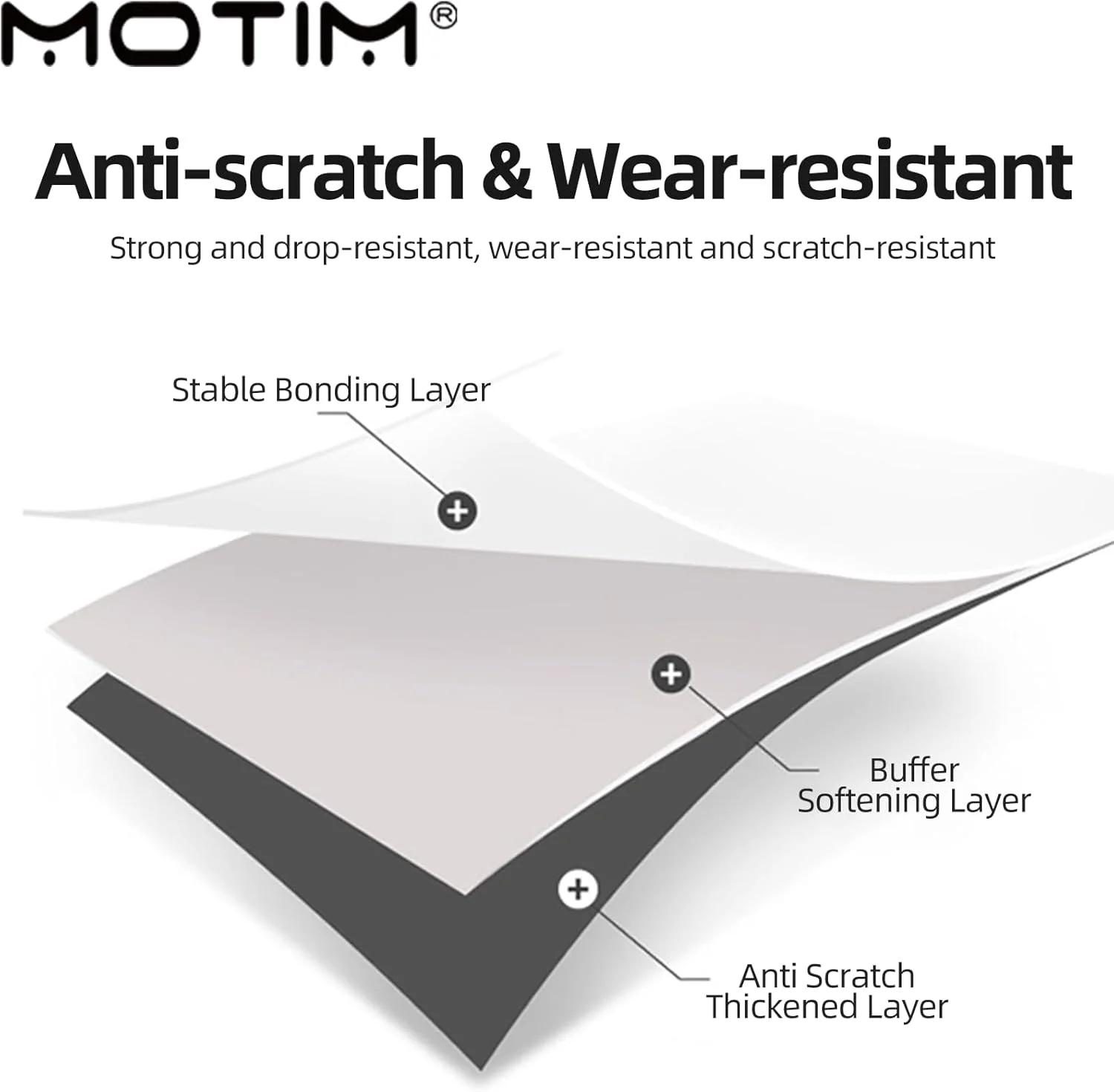 چمدان مسافرتی چرخ دار MOTIM، بدنه سخت، 4 چرخ گردان، سبک وزن (28 اینچ)